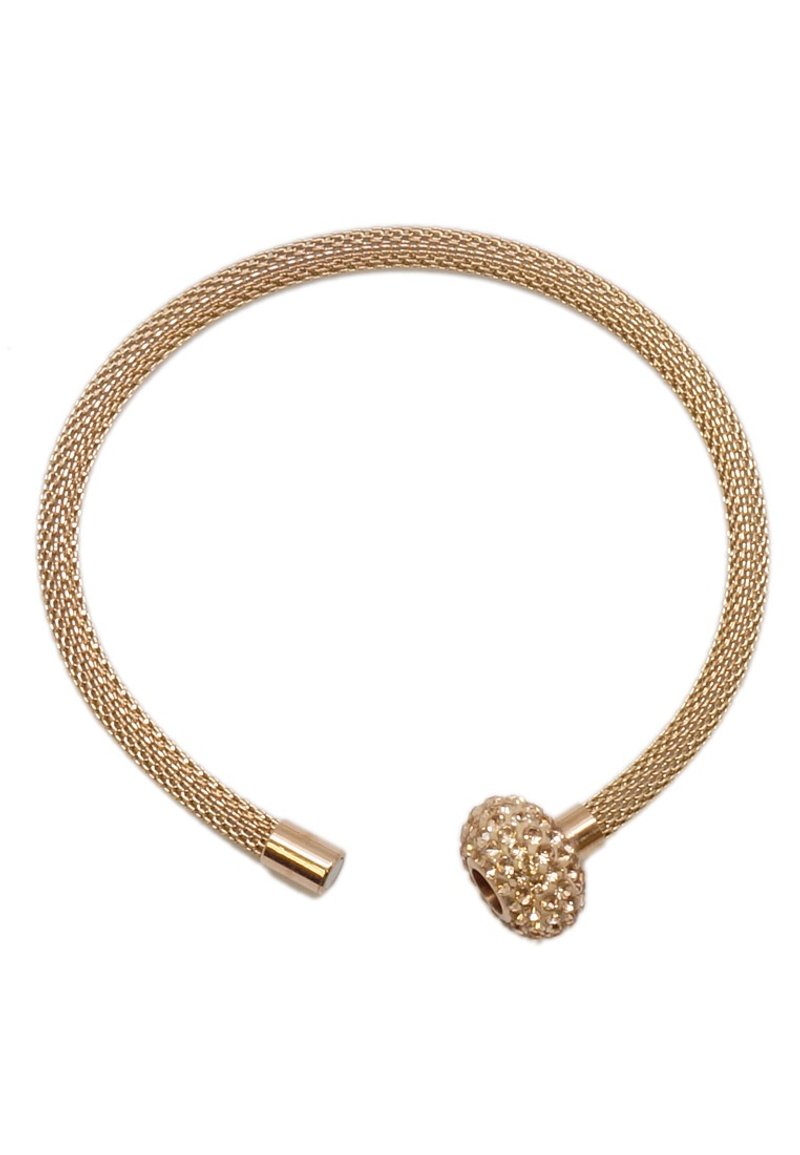 Edith & Jaz玫瑰金色闪石金属手链 - 手链/手环 - 宝石 金色