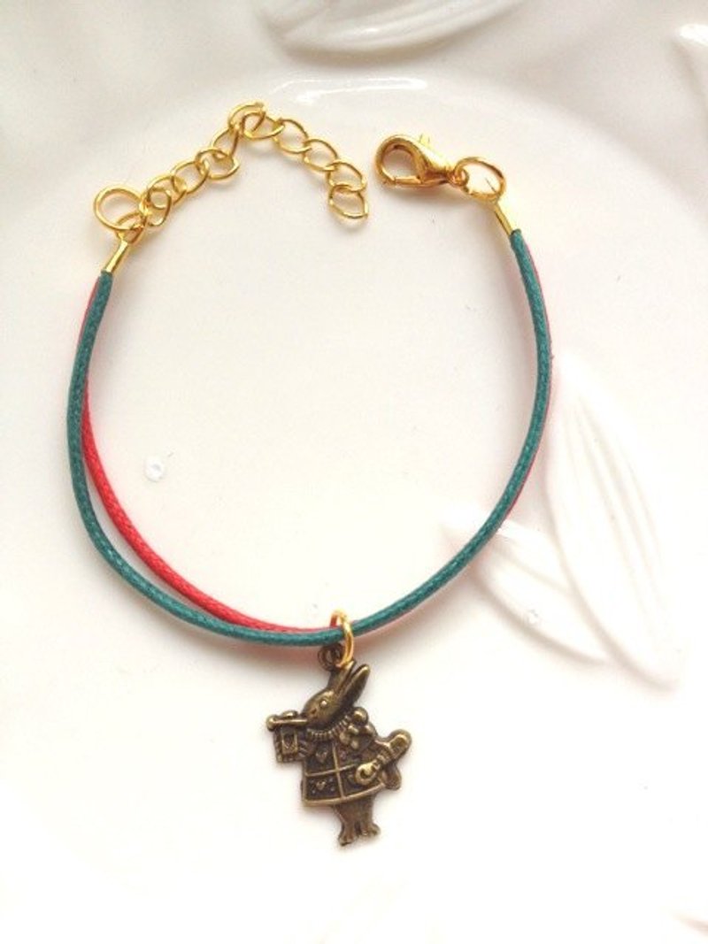 [imykaka] 爱丽丝 小兔手炼 - 手链/手环 - 其他金属 