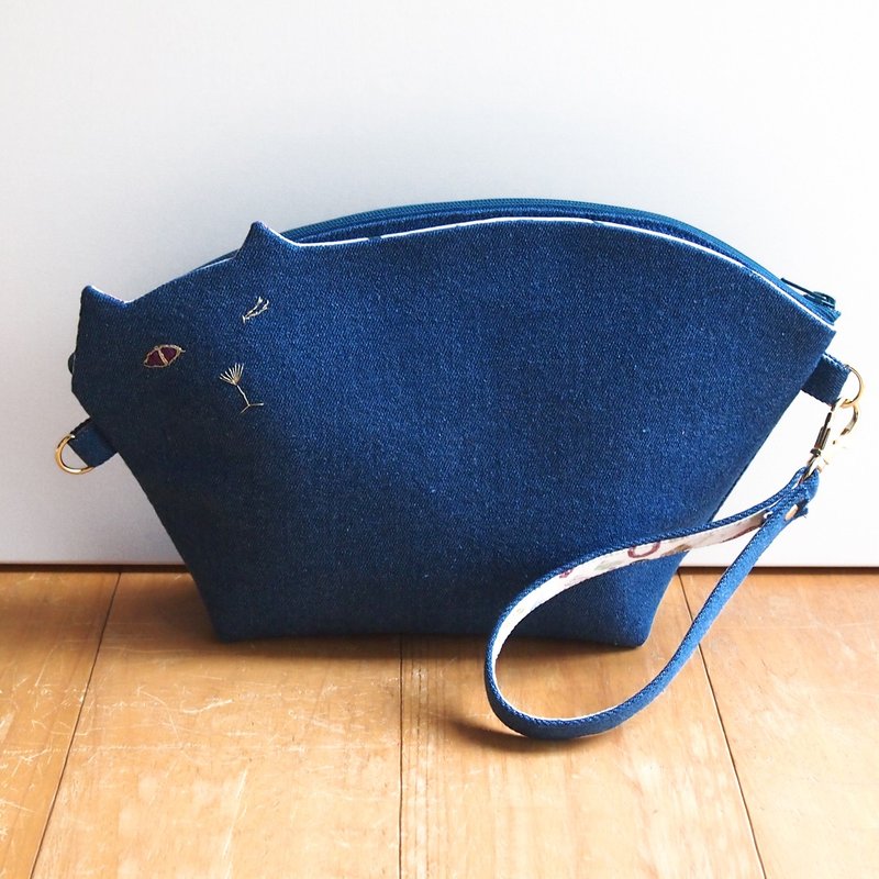 Cat No. clutch pochette 2way008 [MTO] - 其他 - 其他材质 蓝色