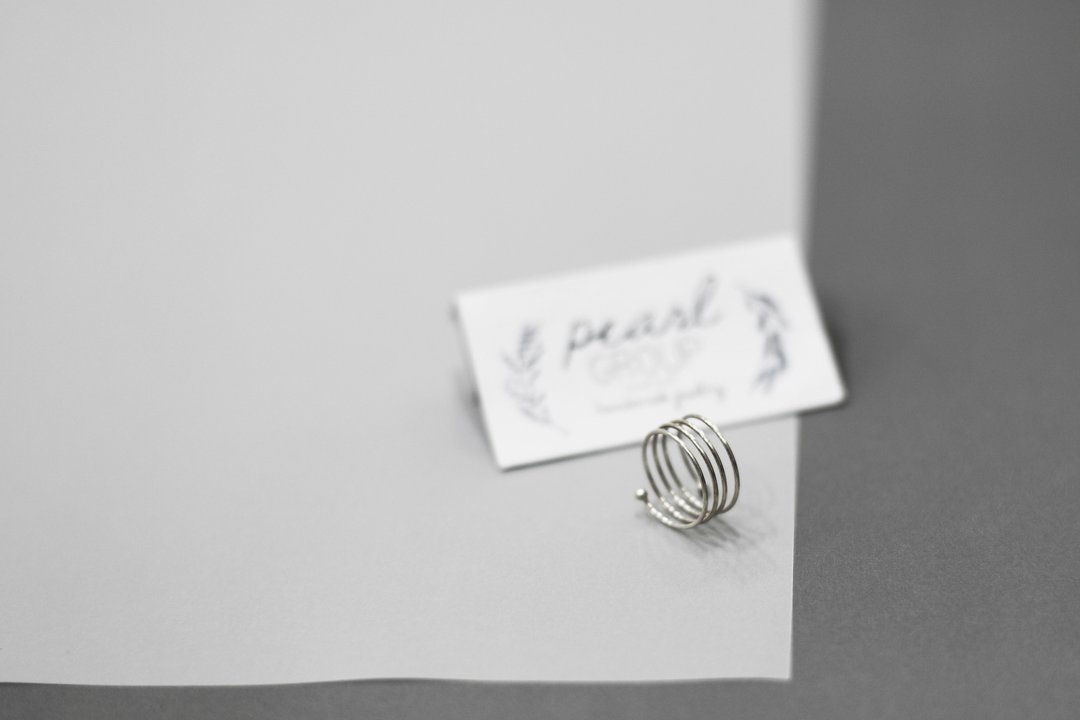 Silver 92.5% Ring Silver - 戒指 - 其他材质 灰色