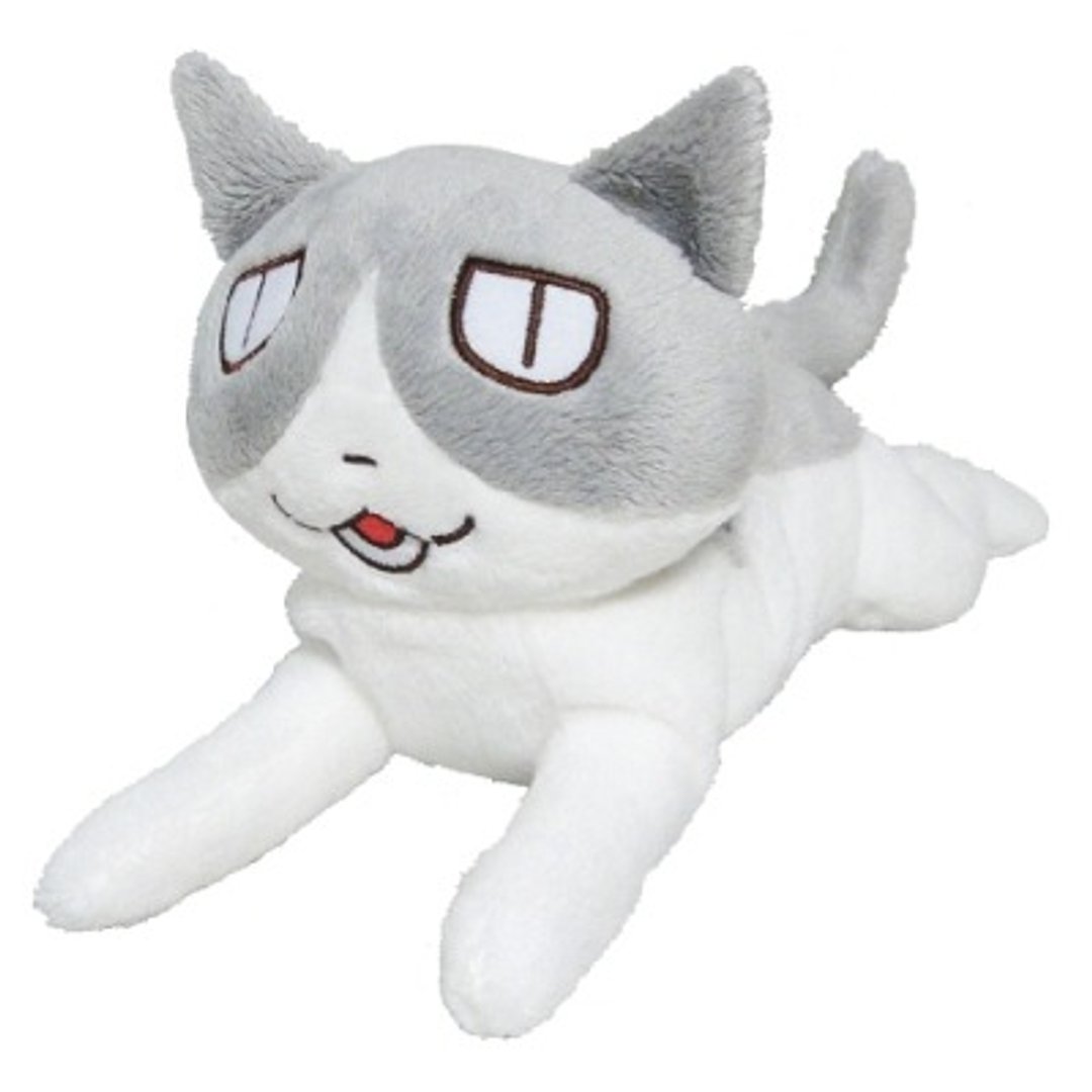 Kuruneko ,日本Anime动漫猫21cm绒毛纾压玩偶_Tome KK1409502 - 玩偶/公仔 - 棉 白色