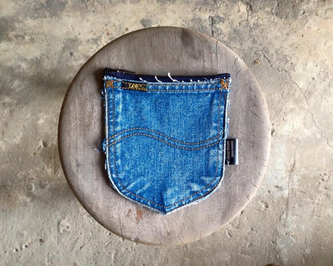 ►Pocket Design-每款都是限量，独一无二牛仔口袋包-深色3号 - 皮夹/钱包 - 其他材质 