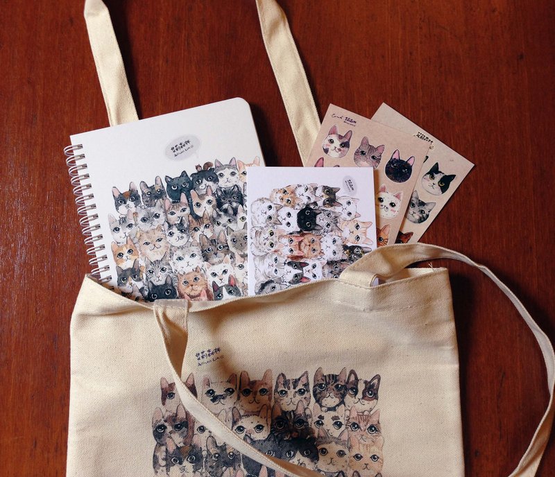 |预购优惠|猫咪叠叠乐组合包|预购时程:10个工作天 - 笔记本/手帐 - 纸 白色