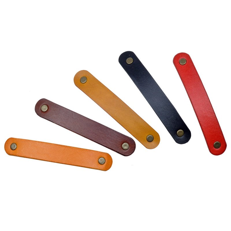 【DOZI皮革手作】皮制小发夹 三支200 发饰 - 发饰 - 真皮 