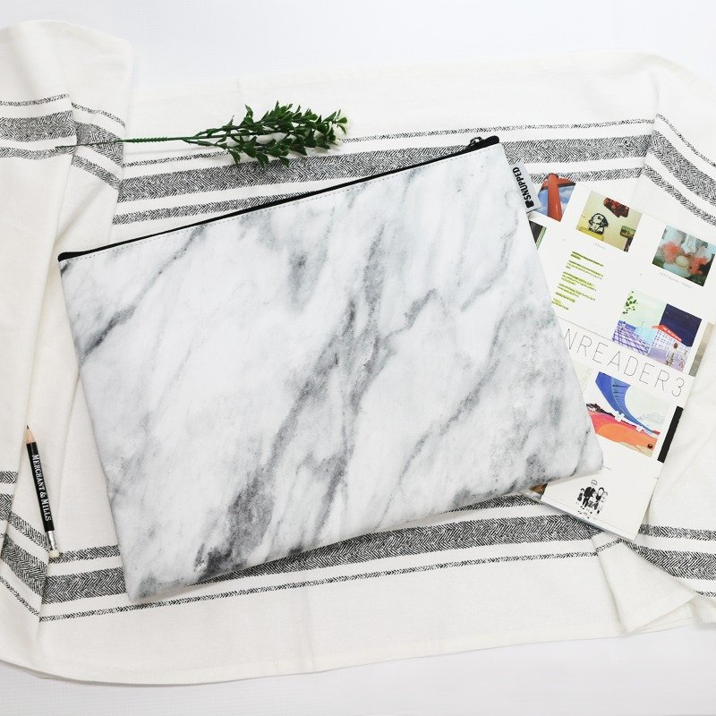 Snupped 限定商品七五折 Snupped SpaceSuit 笔电包 - Makrana Marble - 电脑包 - 防水材质 