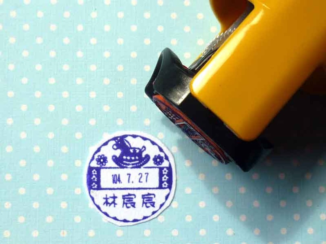 小木马款日期章~小木马章总型号表~翻转章~水性回墨章~教学章 - 印章/印台 - 塑料 灰色