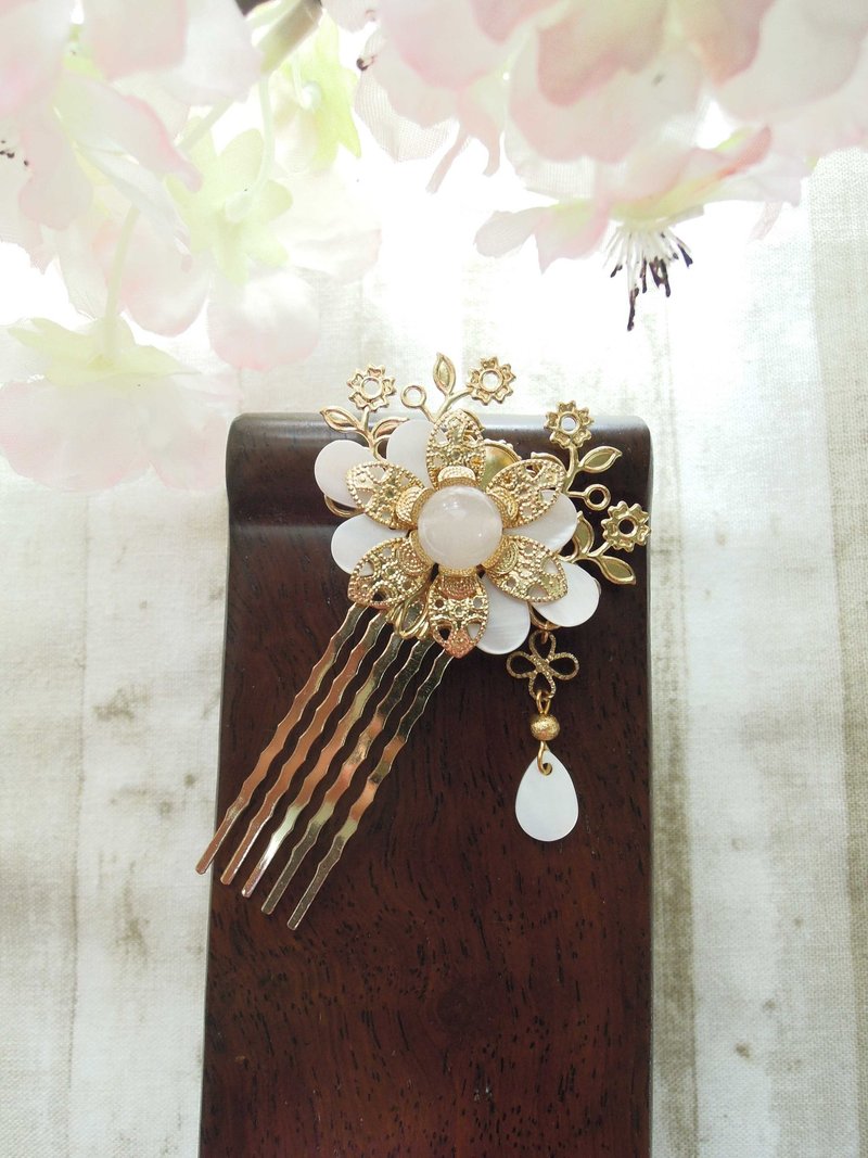 拢云阁－六朝旧梦      古典中国风汉服配饰   金银二色可选 - 发饰 - 其他金属 金色