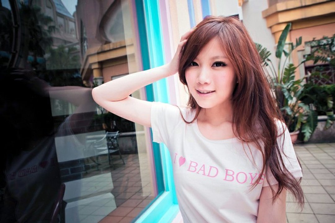 Miss Surprise / I Like Bad Boys 我爱坏男孩 粉色 T恤 - 女装 T 恤 - 棉 粉红色