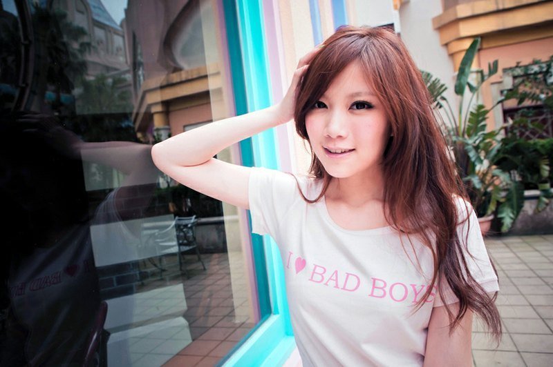 Miss Surprise / I Like Bad Boys 我爱坏男孩 粉色 T恤 - 女装 T 恤 - 棉．麻 粉红色