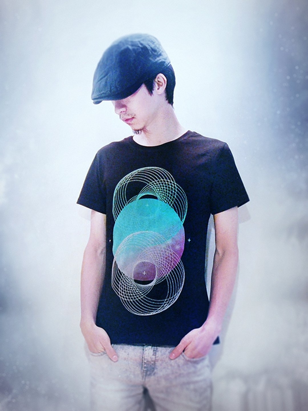 encounter / T-Shirt (黑) - 男装上衣/T 恤 - 其他材质 黑色