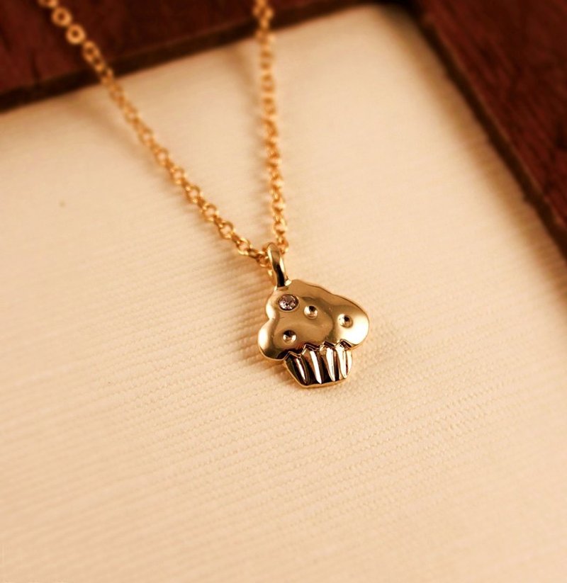 【Sweet Surprise】精品项炼礼卡 - 项链 - 其他金属 橘色