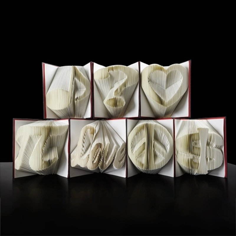 折纸笔记本(七种图案包含在同一本) - 笔记本/手帐 - 纸 黑色