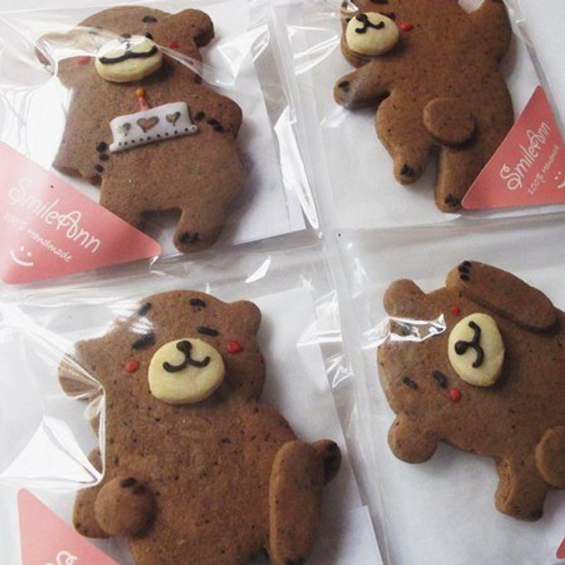 SmileAnn/ENJOY跳舞熊熊(咖啡) 8入 - 咖啡 - 新鲜食材 咖啡色