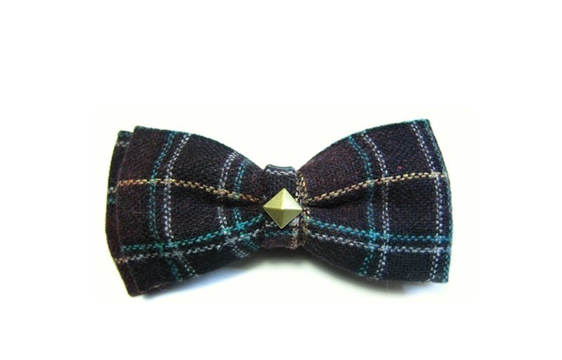 欧式贵族领结Hand-made Bow Tie - 领带/领带夹 - 其他材质 紫色