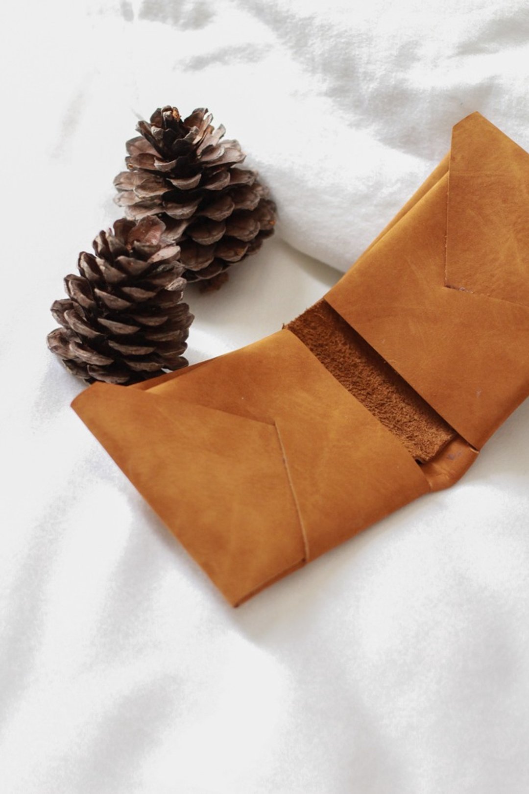  LIM Nubuck leather wallet - 皮夹/钱包 - 真皮 咖啡色