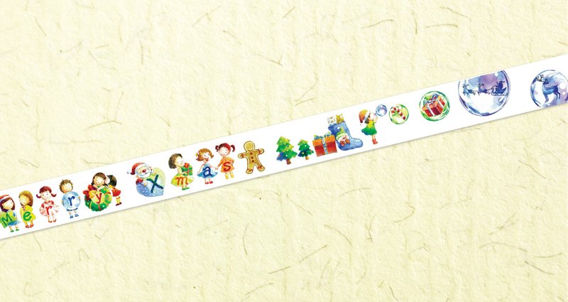 Bonnie 手绘纸胶带 《Merry Xmas》圣诞节限定款 限量贩售 - 纸胶带 - 纸 