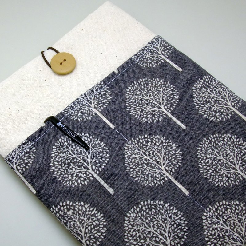 Macbook case, Laptop/Computer case (量身订制) 电脑包 (M-223) - 平板/电脑保护壳 - 棉．麻 灰色