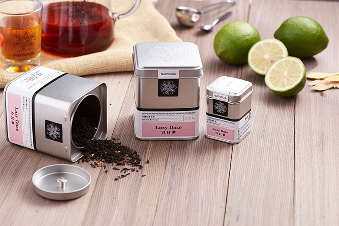 德国有机 伯爵红茶 |‘白日梦’ - 佛手柑 柠檬香气   / 茶叶 / 大茶罐 100g  适合调酒 - 茶 - 植物．花 粉红色