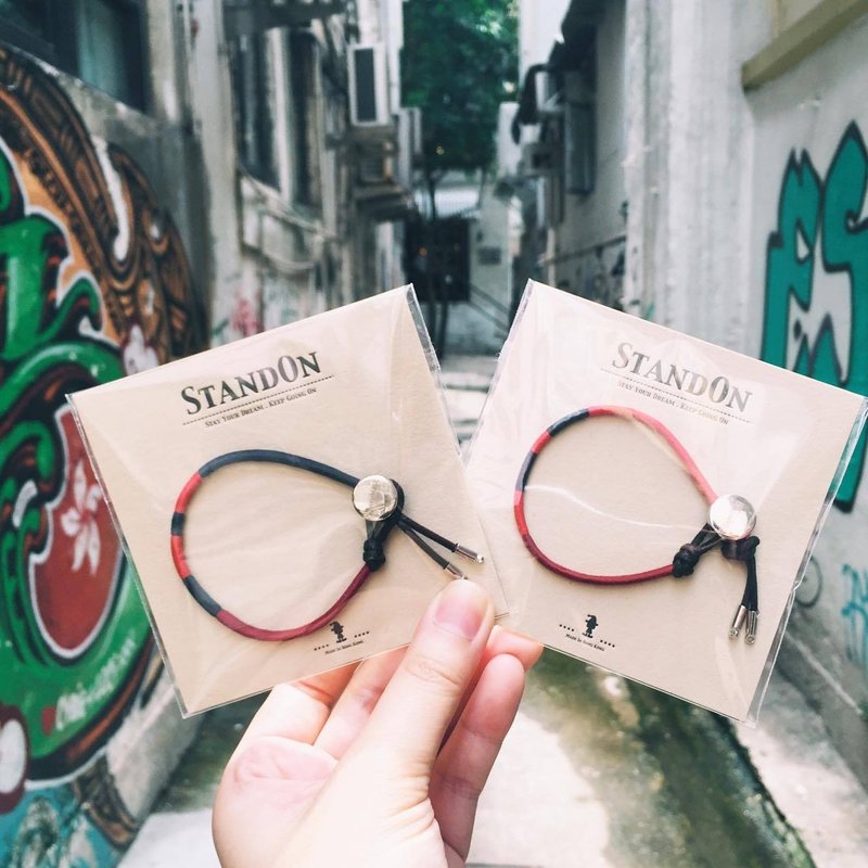 | StandOn |  经典车线特制编织手绳 Classic Collection - 手链/手环 - 其他材质 粉红色