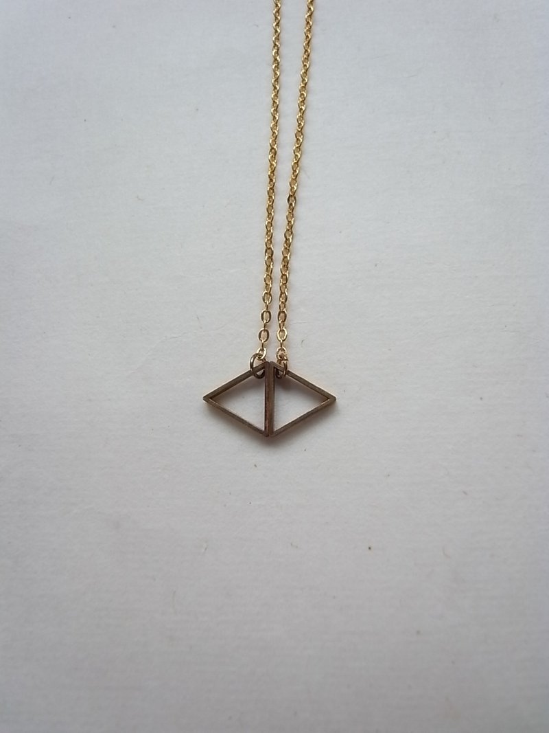 《*20/20》piece together 项炼#06 - 项链 - 其他金属 黄色