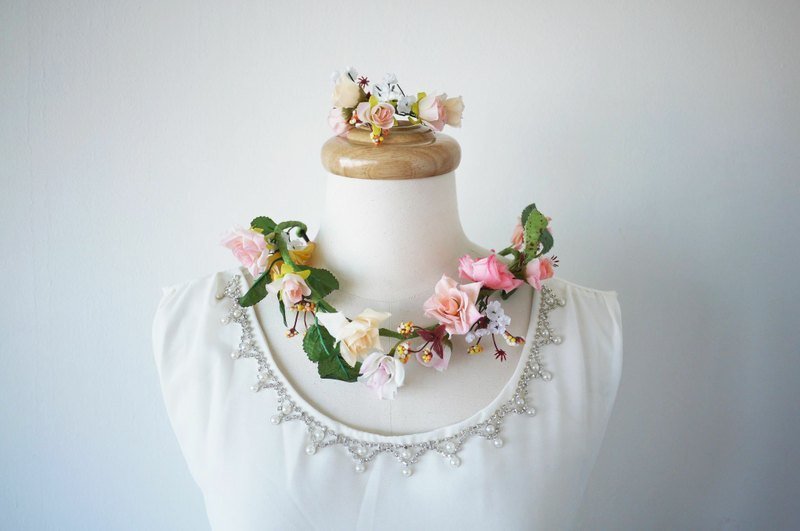 ♘♥手工订制花圈手炼♥♘ - 手链/手环 - 其他材质 多色