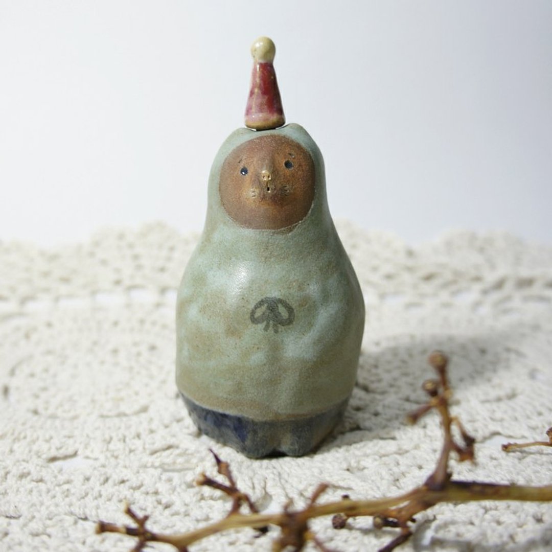 ［手感陶作］☆圣诞节☆一棵树猫过圣诞 - 花瓶/陶器 - 其他材质 绿色