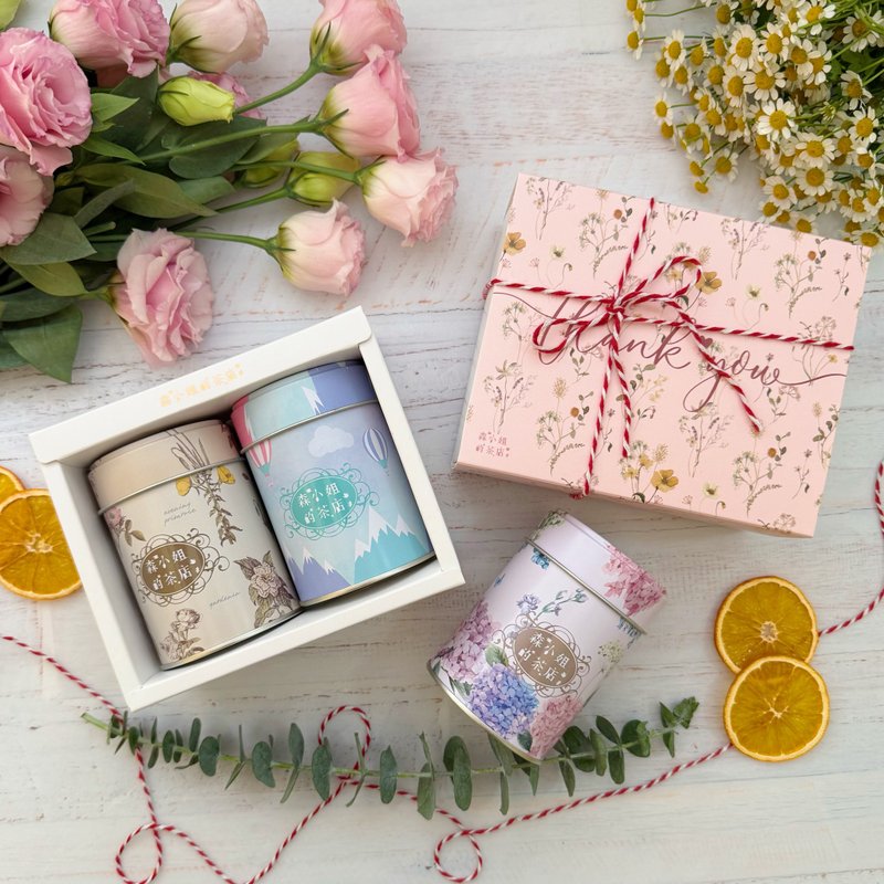 | 祝福礼盒 | 森小姐・双茶罐礼盒组・礼盒 - 茶 - 新鲜食材 