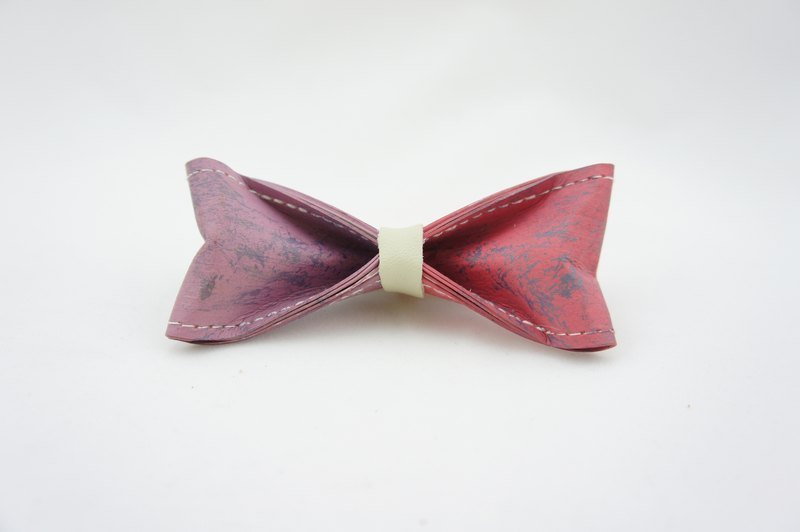 “Paper Bow Tie”纸领结 特殊色系列- No.233（迷幻粉紫） - 领带/领带夹 - 纸 粉红色