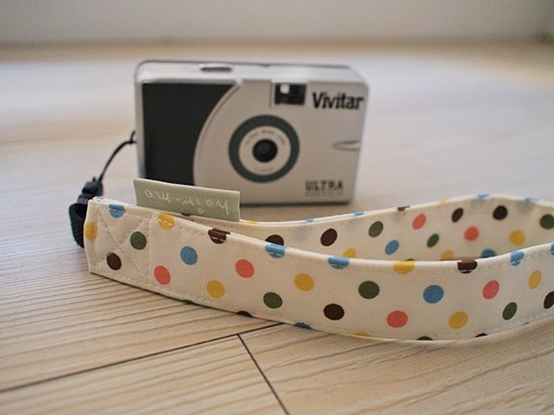 hairmo。彩色点点单挂手腕相机带+快拆皮片组(小孔/手机) - 证件套/卡套 - 其他材质 多色
