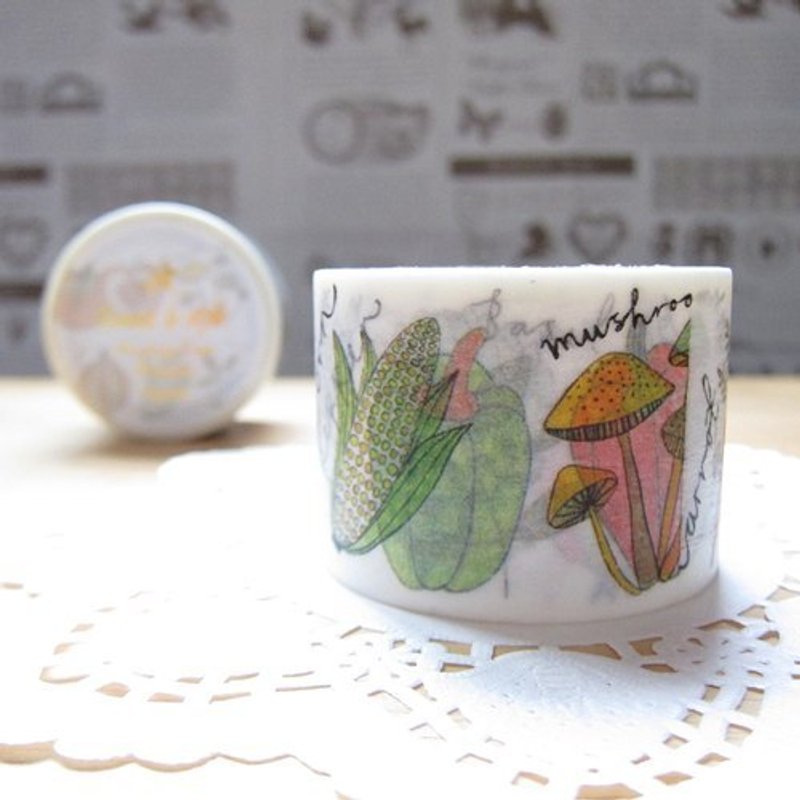 Aimez le style 和纸胶带 (02334 健康蔬菜) - 纸胶带 - 纸 多色