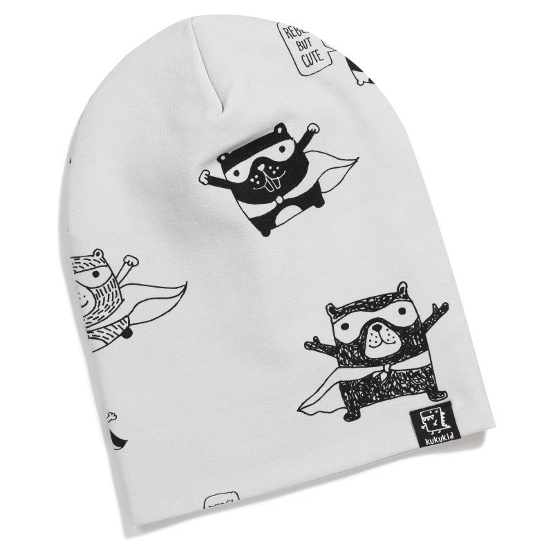 2014 秋冬kukukid Q版超人棉帽 - 其他 - 棉．麻 灰色
