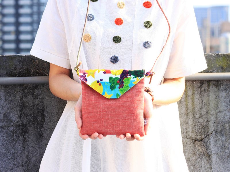 【The MAMA's Closet】水果们/方形肩背小包 - 侧背包/斜挎包 - 其他材质 多色