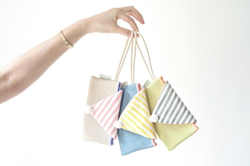 hairmo。麂皮条纹马卡龙手提手机包(三色) - 手机壳/手机套 - 其他材质 卡其色