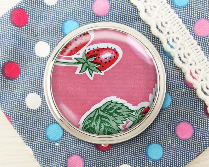 美味草莓 - 饰品收纳盒/收纳用品/镜子盒【Special U Design】 - 收纳用品 - 其他金属 粉红色