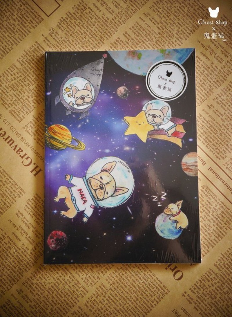 A5笔记本-太空法斗 - 笔记本/手帐 - 纸 黑色