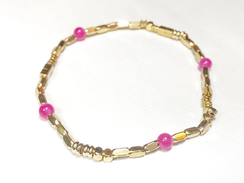 〈 美人如玉 〉　碎金系  /  黄铜细手环 - 手链/手环 - 其他材质 金色