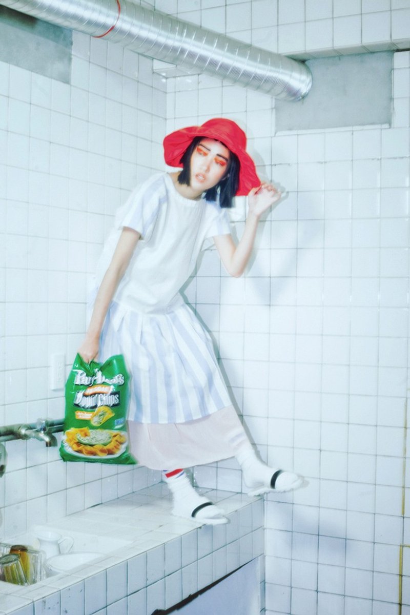 Envol Avec Ning 层层叠蛋糕洋装 宝贝蓝（预定） - 洋装/连衣裙 - 其他材质 蓝色