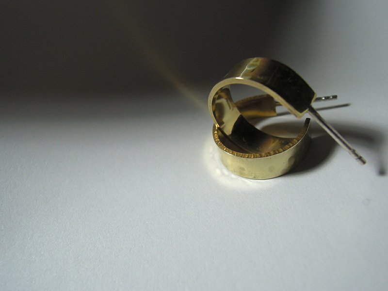 [ The Lighthouse ] collection 灯塔系列 - Earring no.1  灯塔耳环编号1号 - 耳环/耳夹 - 其他金属 黄色