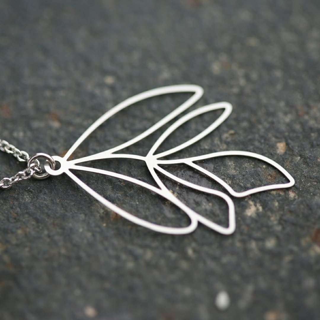 叶子项炼 Leaf Pendant  - 项链 - 其他金属 