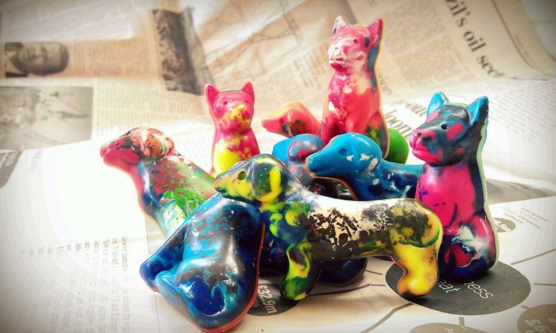 Mix 彩色蜡笔狗二世（售完） - 其他 - 其他材质 