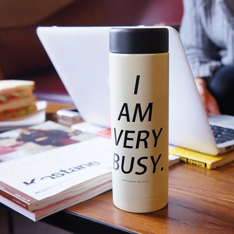 U-PICK原品生活 原创创意保温保冷不锈钢双层真空保温杯5款入 - 茶具/茶杯 - 其他金属 红色