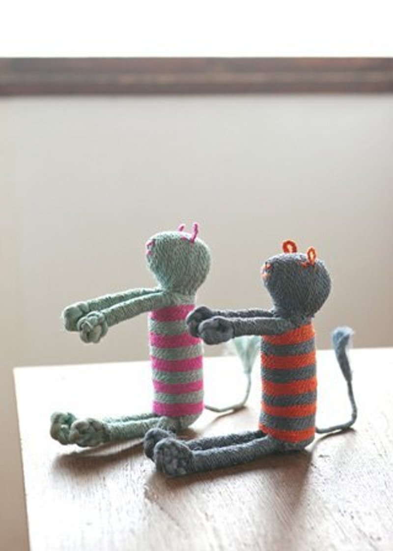 地球树fair trade-“动物园系列”-手工麻编 MOKI 孟加拉 蒙奇猴 - 其他 - 其他材质 咖啡色