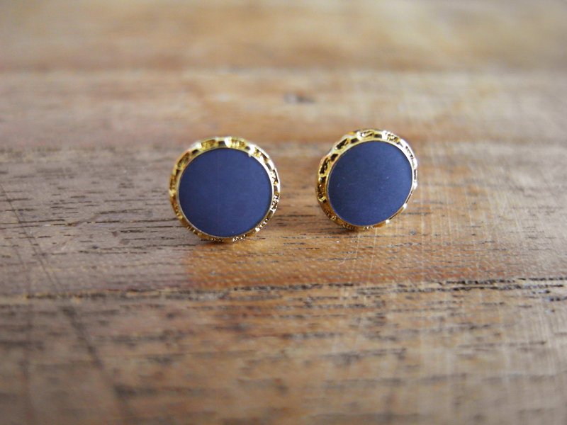 复时品【早期手工耳环：蓝星】 - 耳环/耳夹 - 其他材质 蓝色