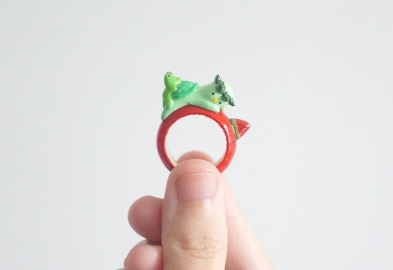 ［独角森林］传说生物戒指 - 其他 - 其他材质 