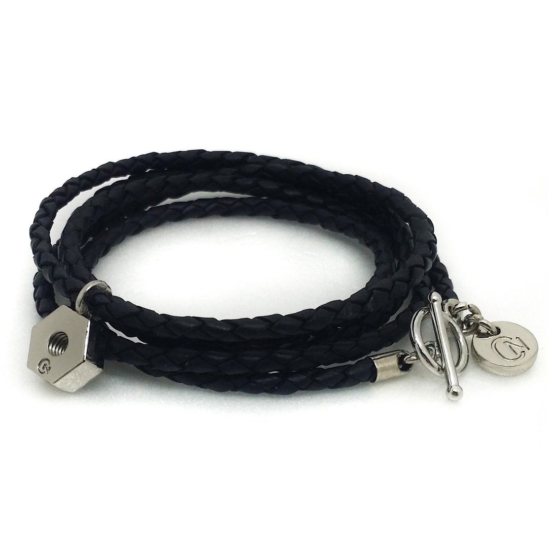 CNCNL N1 Black bracelet - 手链/手环 - 其他金属 黑色