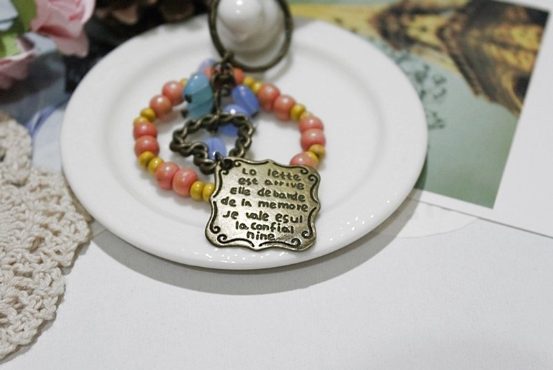 童趣＊字牌意义＊钥匙圈 限量X1 - 钥匙链/钥匙包 - 其他金属 紫色