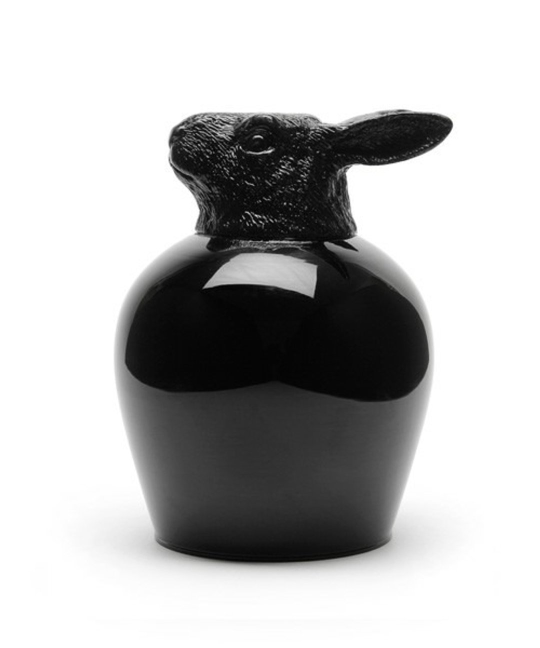 日本 goody grams animal wine glass 动物造型 红酒杯 （rabbit 兔子） - 茶具/茶杯 - 玻璃 黑色