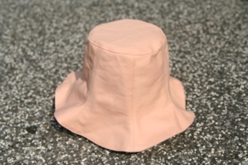 粉嫩双面遮阳帽 - 帽子 - 其他材质 粉红色