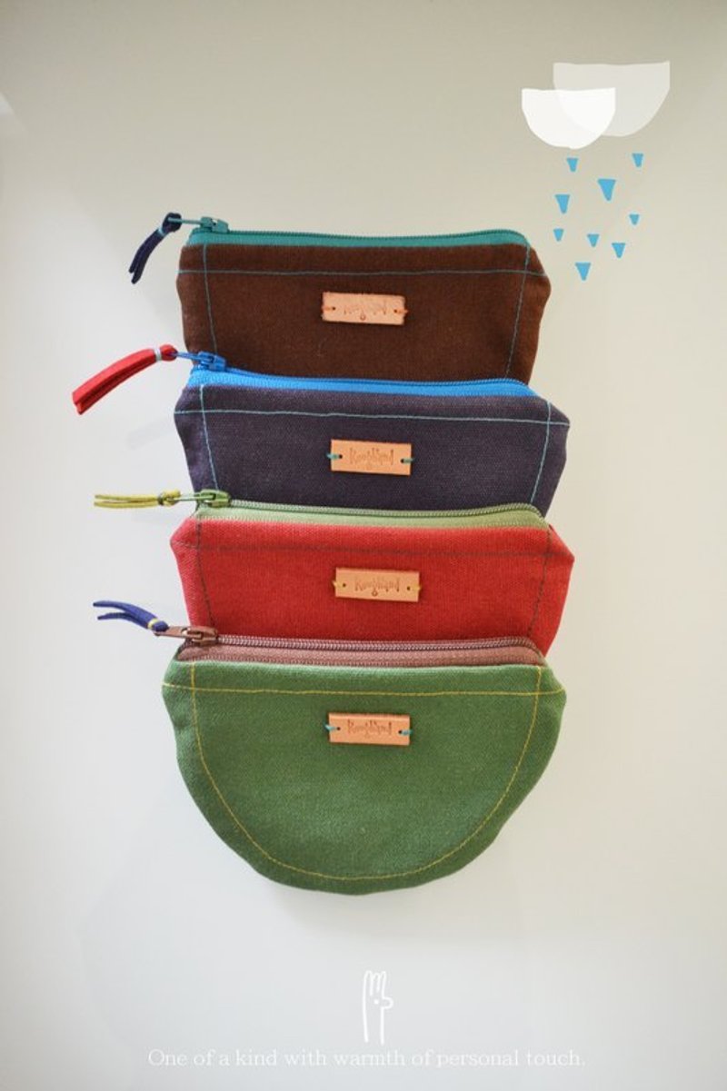 ☁ 一片大钱包(sold out) - 零钱包 - 其他材质 咖啡色