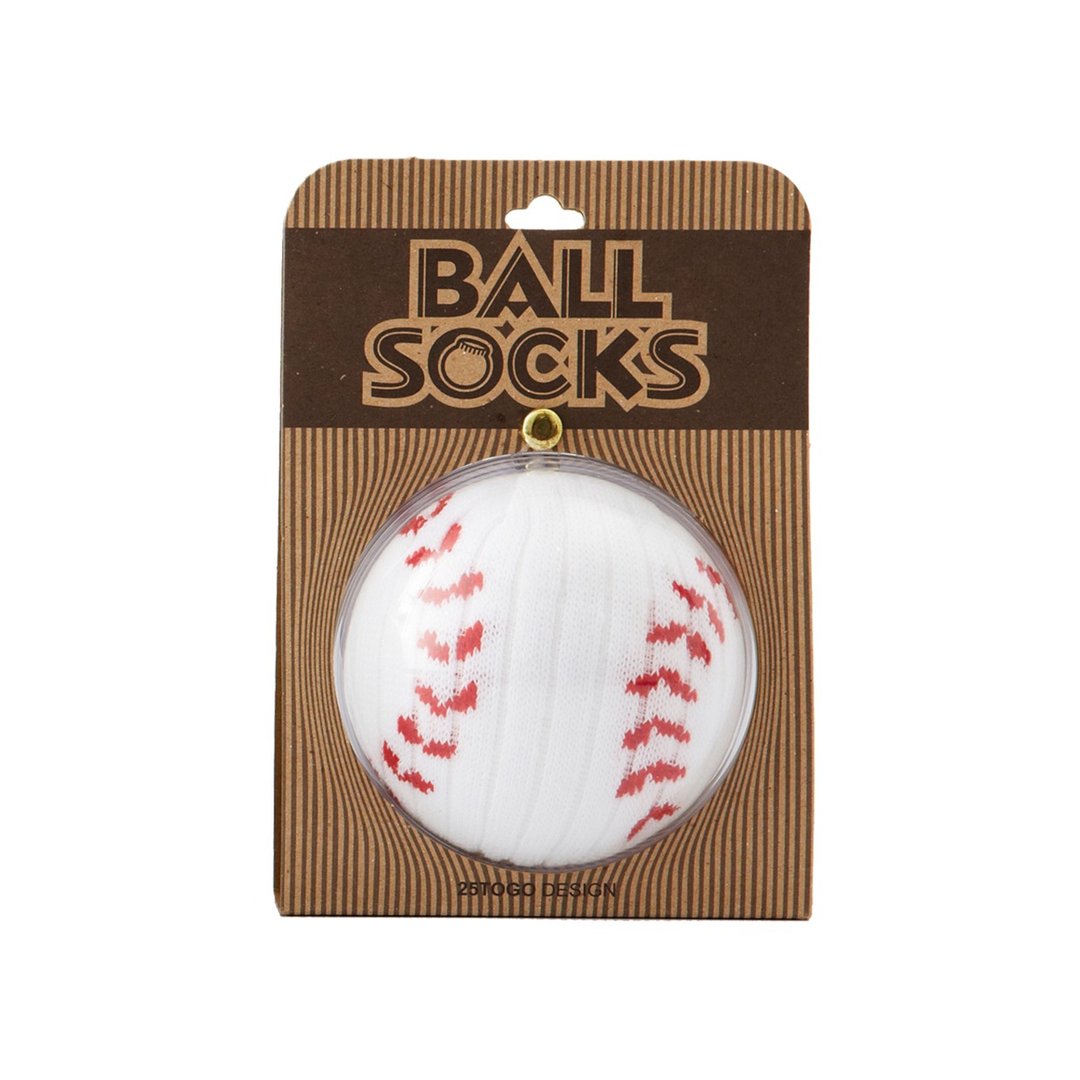 BALL SOCKS_棒球袜 - 袜子 - 棉 白色